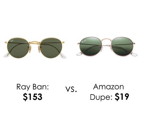ray ban round classic dupe